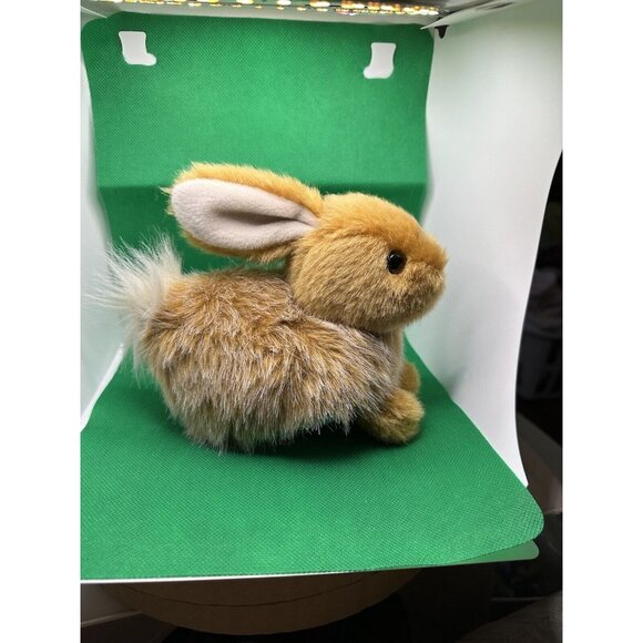 Rabbit Plush Easter Bunny by Chosun International Realistic Brown stuffed animal - Picture 1 of 8